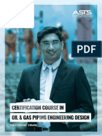 Certification Course in Oil & Gas Piping Engineering Design