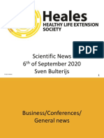 Scientific News 6th of September 2020