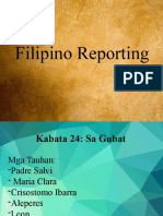 Filipino Reporting