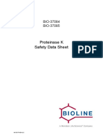 Proteinase K Safety Data Sheet: BIO-37084 BIO-37085