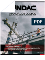 Manual de Costos - Materiales y Actividades para La Construcción ONDAC-2017 PDF