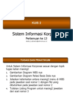 Sistem Informasi Korporasi 13