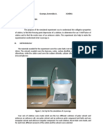 Experiment 3. Cryoscopy. 