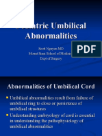 Infant Umbilical Abnormalities
