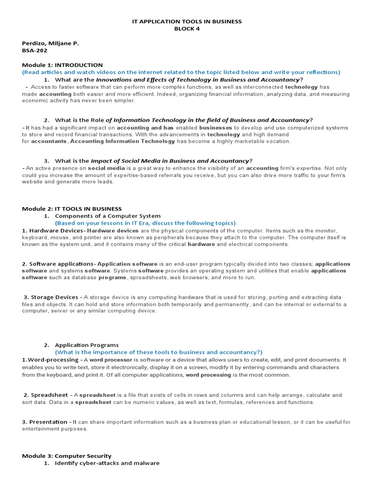 It application tools in business bsa pdf malware databases