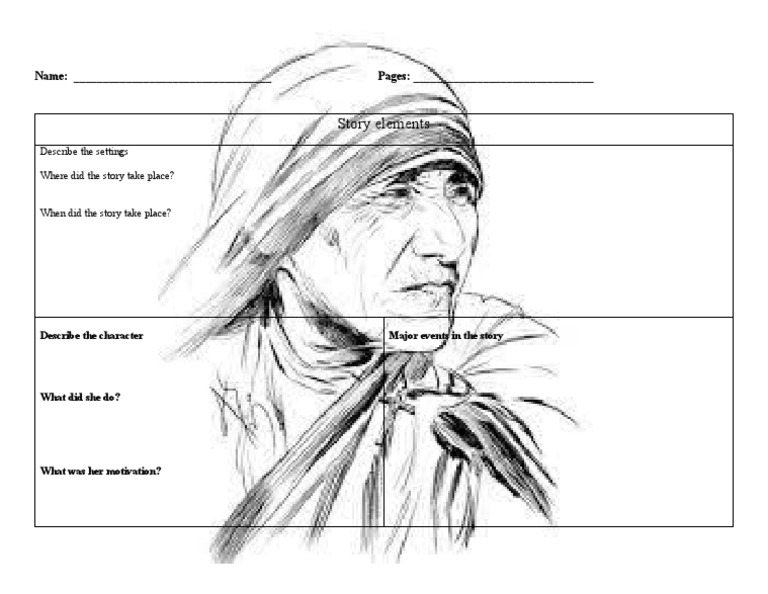 Story Elements Analysis Template | PDF | Self-Improvement