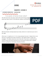 Choreographing Arpeggios: Keyboard Choreography: Lesson 4