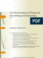 The Environment of Financial Accounting and Reporting