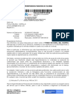 Superintendencia Financiera de Colombia: Radicación:2020091037-009-000