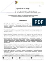 Acuerdo 05 de 2020. Plan Desarrollo 2020-2024. PDF