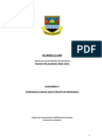 Model Dokumen 1 SD KBB 2020