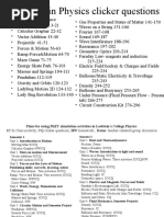 Loeblein Physics Clicker Questions2013