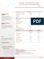 Diesel Generator Set Technical Parameters: WWW - Fogo.pl