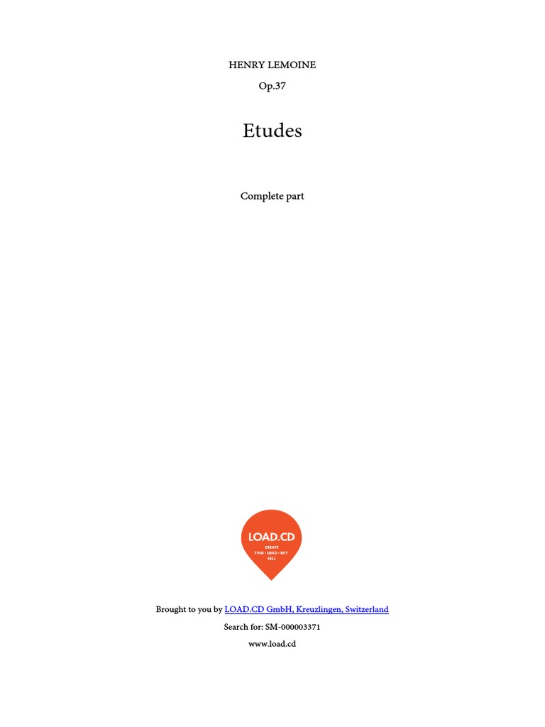 лемуан этюды PDF | PDF | Language Arts & Discipline | Foreign Language ...
