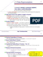 Chap. 3 Data Representation