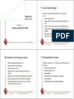 7.1 User Centred Design: Software Development Should Focus On The Needs of Users