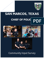 San Marcos Chief of Police Community Survey Summary - Final[1]