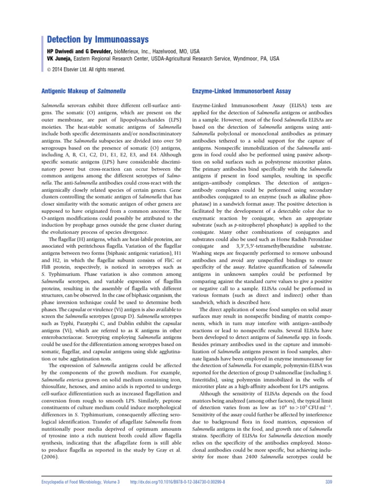 Detection by Immunoassays | PDF | Elisa | Immunoassay