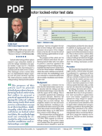 Working With Motor Locked-Rotor Test Data: Procedure