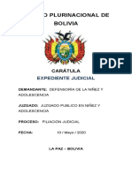 Filiacion Judicial Bolivia