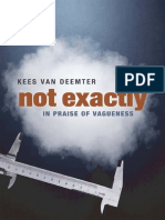 Kees Van Deemter - Not Exactly in Praise of Vagueness