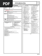 Ethylene Glycol: Cautionary Response Information