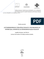 Antimikrobiskās Terapijas Pamati, Nazokomiālās Infekcijas, Hospitālās Epidemioloģijas Pamati