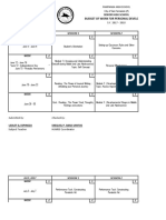 Budget of Work For Personal Development 1