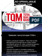 Totalno Upravljanje Kvalitetom TQM - Konačna Verzija
