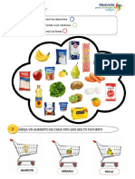 Clasifica y Nomina Los Alimentos PDF
