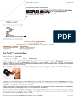 3er-Split Trainingsplan Fitness-Trainingsplan - de