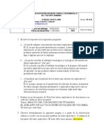 Guía de Trabajo Tipos de Texto Explicativo 10 A-B