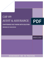 Audit Icap Updated Chapterwise Past Paper With Solution V1 Prepared by Fahad Irfan-1