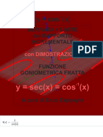 DERIVATA Della FUNZIONE SECANTE - INSIEME Di DERIVABILITA' - LIMITE Del RAPPORTO INCREMENTALE - DIMOSTRAZIONI PASSO PASSO - CALCOLI Con COMMENTI - GRAFICI