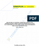 Pravilnik TermoPlin Varaždin-P 601.111 PDF