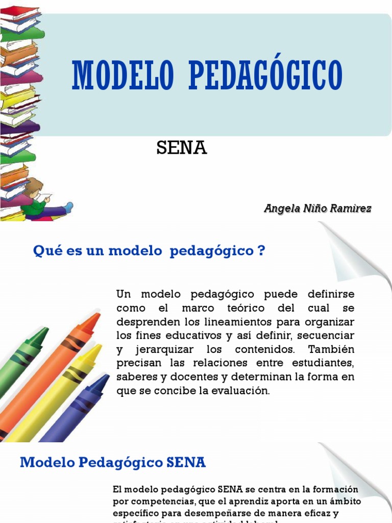Modelo Pedagógico Sena | PDF | Pedagogía | Aprendizaje