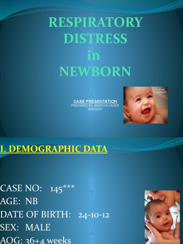 Causes of Neonatal Respiratory Distress | PDF | Respiration ...