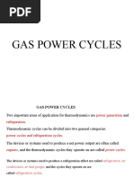 Gas Power Cycles