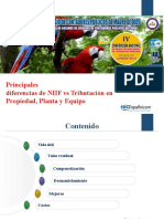 Principales Diferencias de NIIF Vs Tributación en Propiedad, Planta y Equipo