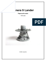Venera 9 Lander: Papercraft Model
