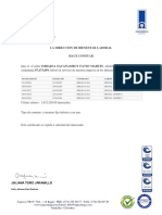 Certificado Laboral Ingeomega