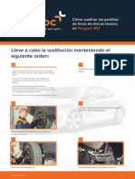 Cómo Sustituir Las Pastillas de Freno de Discos Trasero en Peugeot 407