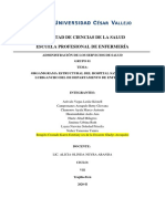 Organigrama Estructural Del Hospital San Juan Del Lurigancho