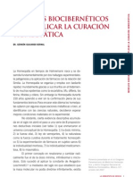 Modelos biocibernéticos para explicar la curación homeopática