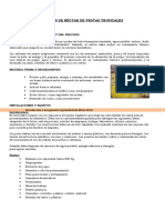 Clase 12. ELABORACIÓN DE NÉCTAR DE FRUTAS TROPICALES