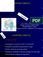 anestesia espinal USAM