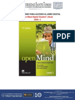 Instrucciones para Acceder Al Libro Digital OpenMind Level 1