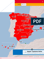 Mapa de Comunidades Autónomas de España