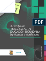 Libro PDF Experiencias Pedagógicas en Educación Secundaria. Significantes y Significados PDF