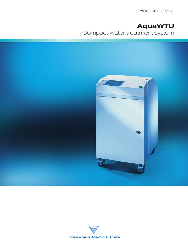 Aquawtu Compact Water Treatment System PDF Hemodialysis Water